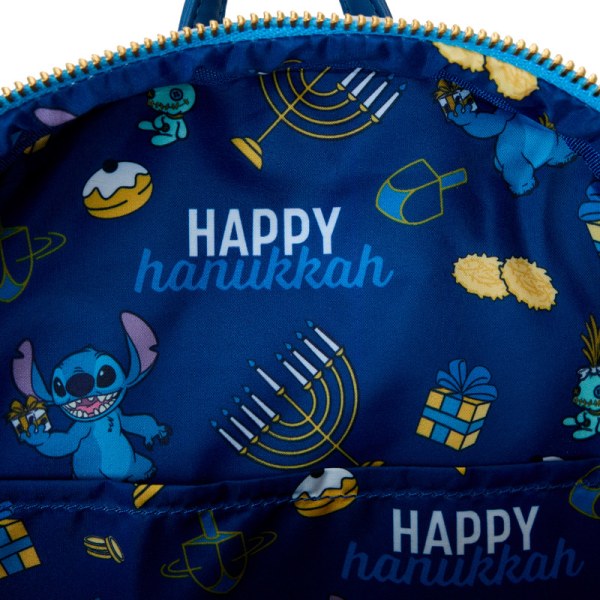 Stitch Chanukka-Menora Mini-Rucksack mit Licht - DISNEY LOUNGEFLY