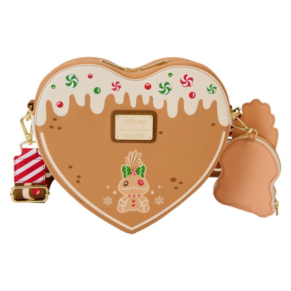 Stitch Duftender Engel & Stitch Lebkuchenherz Umhängetasche mit Münzbeutel - DISNEY LOUNGEFLY