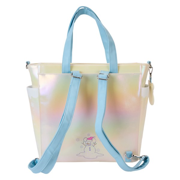 Wandelbarer Rucksack und Tragetasche „Mickey & Friends Winter Wonderland Scene“ – DISNEY LOUNGEFLY