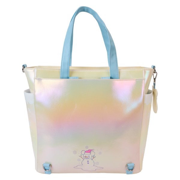 Wandelbarer Rucksack und Tragetasche „Mickey & Friends Winter Wonderland Scene“ – DISNEY LOUNGEFLY