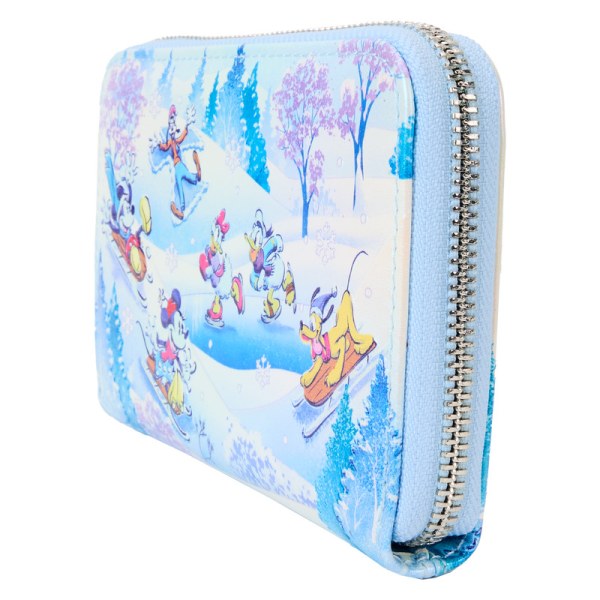 Geldbörse mit Winterwunderland-Szene von Mickey & Friends - DISNEY LOUNGEFLY
