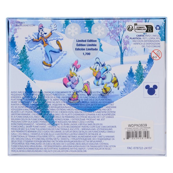 Mickey & Friends Winter Wonderland Sammelbox Pin - DISNEY LOUNGEFLY