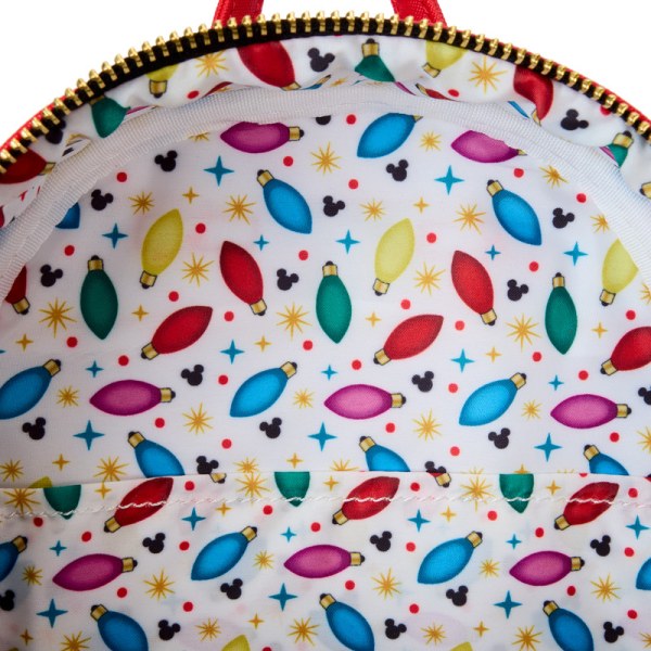 Mickey & Friends Weihnachten - Mini-Rucksack mit Beleuchtung - DISNEY LOUNGEFLY