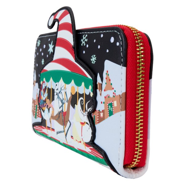 Geldbörse mit Zuckerstangen-Karussell - DISNEY LOUNGEFLY The Nightmare Before Christmas