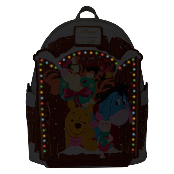 Leuchtender Mini-Rucksack „ Weihnachten “ – DISNEY LOUNGEFLY Winnie Puuh & Friends