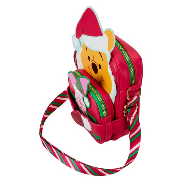 Santa Winnie & Ferkel Cosplay Umhängetasche mit Münzbeutel - DISNEY LOUNGEFLY Winnie Puuh