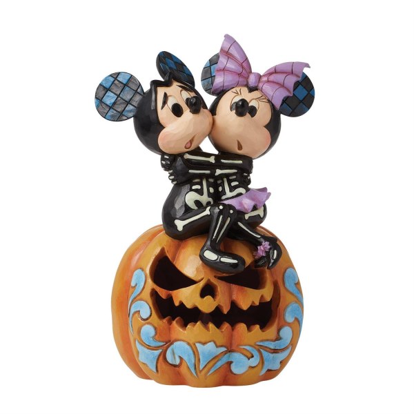 LED-Kürbisfigur Mickey und Minnie Skelette - DISNEY TRADITIONS