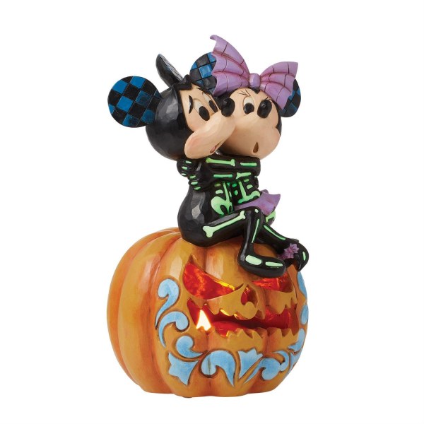 LED-Kürbisfigur Mickey und Minnie Skelette - DISNEY TRADITIONS