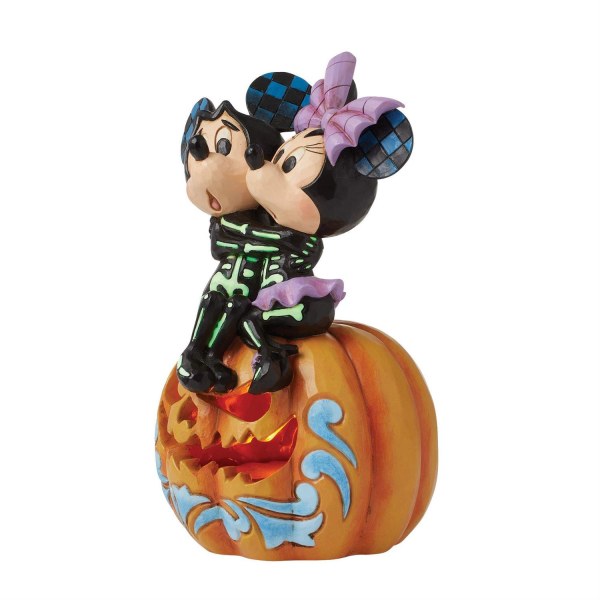 LED-Kürbisfigur Mickey und Minnie Skelette - DISNEY TRADITIONS