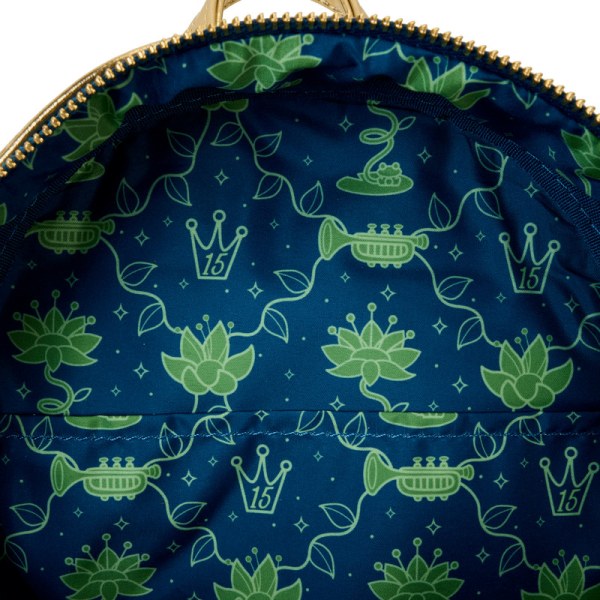 Tiana & Prinz Naveen leuchtender Mini-Rucksack – DISNEY LOUNGEFLY „Küss den Frosch“ zum 15. Jahrestag