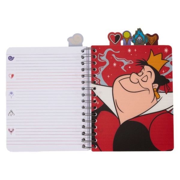 Schillerndes Spiral-Tab-Tagebuch - DISNEY LOUNGEFLY Villains
