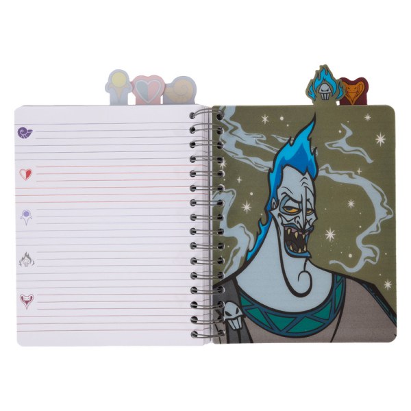 Schillerndes Spiral-Tab-Tagebuch - DISNEY LOUNGEFLY Villains