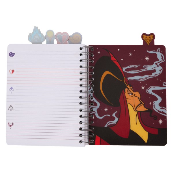 Schillerndes Spiral-Tab-Tagebuch - DISNEY LOUNGEFLY Villains