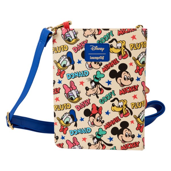 Nachfüllbares Crossbody-Tagebuch „Mickey & Friends“ - DISNEY LOUNGEFLY