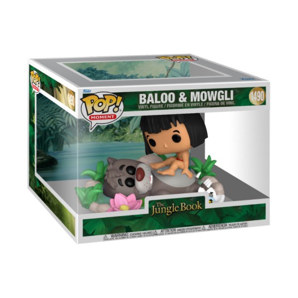 FUNKO POP Moment! 1490 Baloo und Mogli – Disney Dschungelbuch
