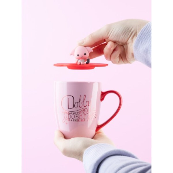 PREMIUM TASSE MIT DECKEL DOBBY - HARRY POTTER