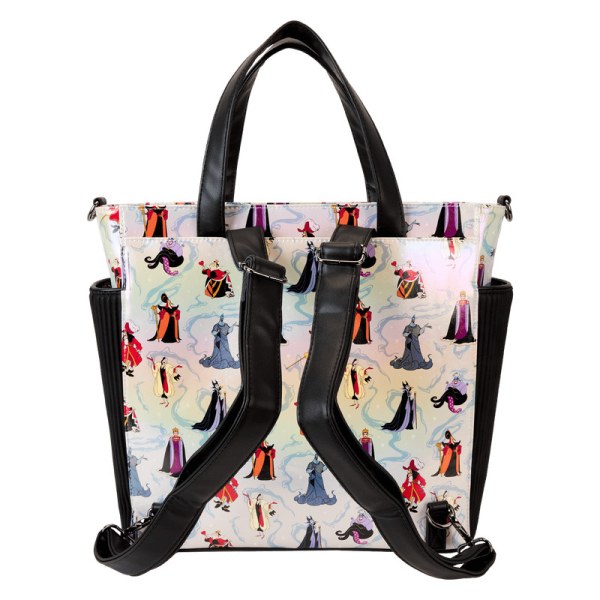 Villains Schillernder wandelbarer Rucksack und Tragetasche - DISNEY LOUNGEFLY