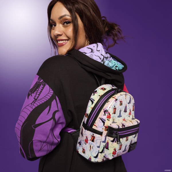 Villains Schillernder Mini-Rucksack - DISNEY LOUNGEFLY