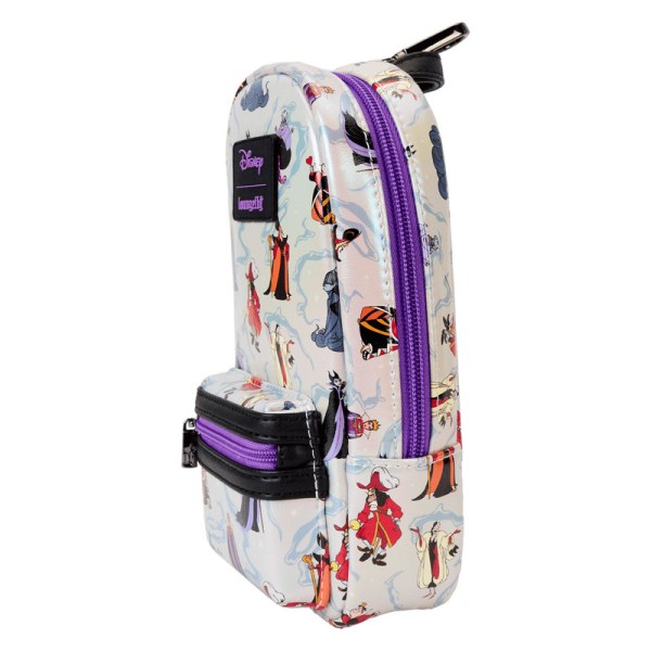 Villains Schillernder Mini-Rucksack mit Stiftetui - DISNEY LOUNGEFLY