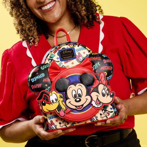 Mickey & Friends Mini-Rucksack mit Ohrenstirnband - DISNEY LOUNGEFLY
