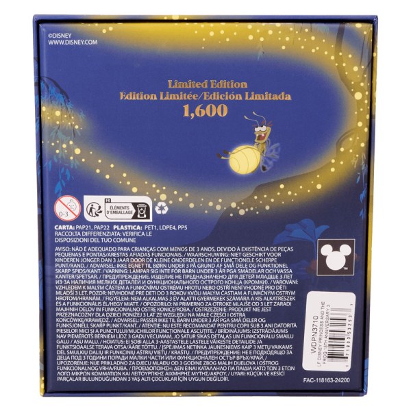 Tiana & Naveen leuchtende Sammelbox-Anstecknadel - DISNEY LOUNGEFLY Die Prinzessin und der Frosch zum 15. Jahrestag