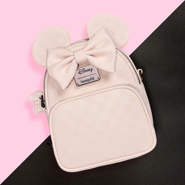 Wandelbarer Mini-Rucksack und umhängetasche mit Minnie Maus Maus-Karosserie - DISNEY LOUNGEFLY
