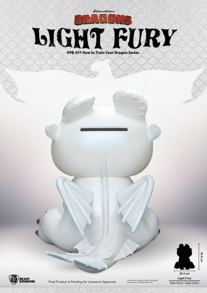 Drachen Spardose Funktionsfigur Light Fury 35 cm