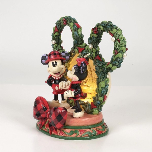 Mickey & Minnie LED Diorama - Disney Traditions