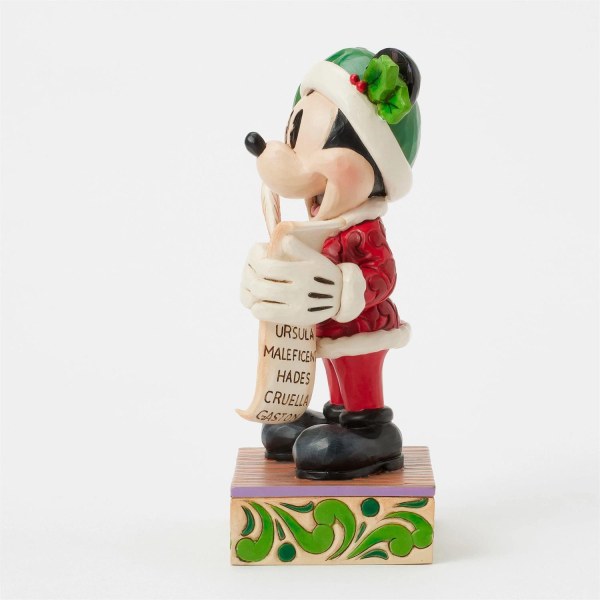 Weihnachtsmann Mickey mit Liste - Disney Traditions