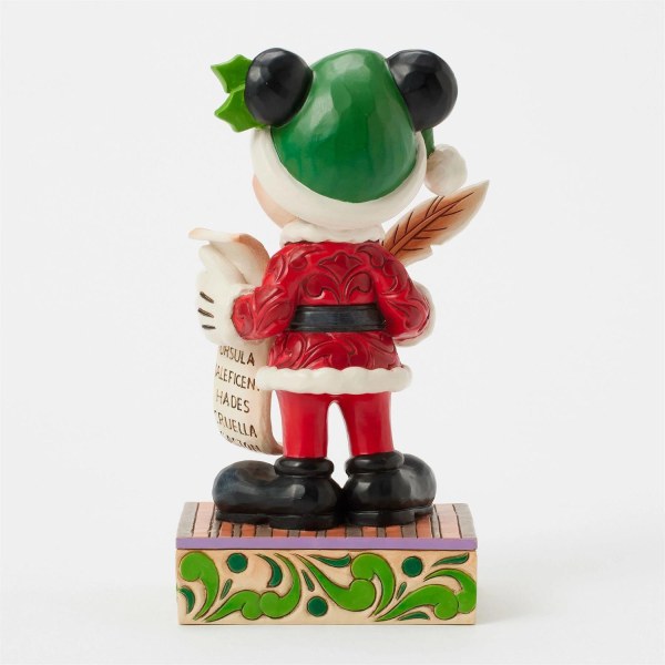 Weihnachtsmann Mickey mit Liste - Disney Traditions