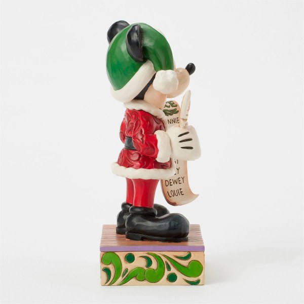 Weihnachtsmann Mickey mit Liste - Disney Traditions