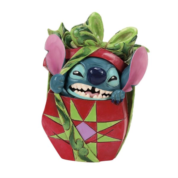 Stitch zerreißt das Geschenk – Disney Traditions