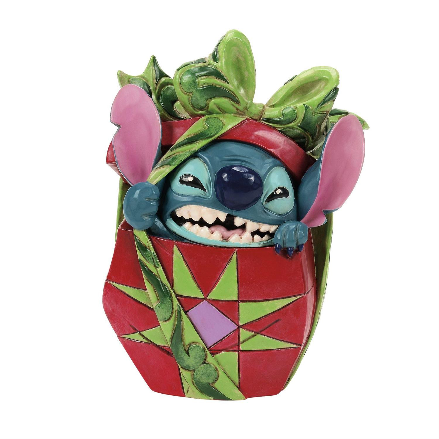 Stitch zerreißt das Geschenk – Disney Traditions