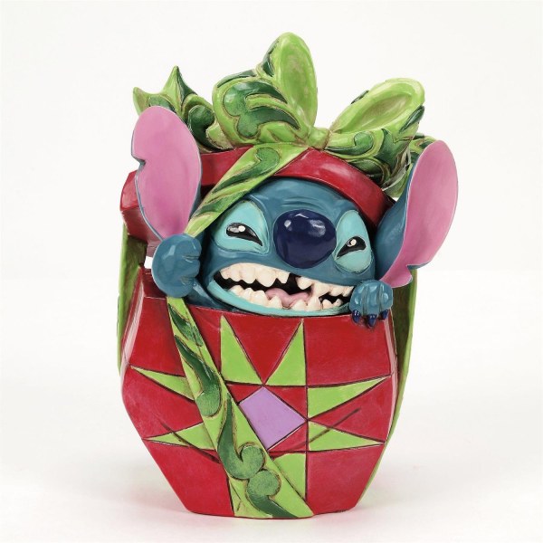 Stitch zerreißt das Geschenk – Disney Traditions