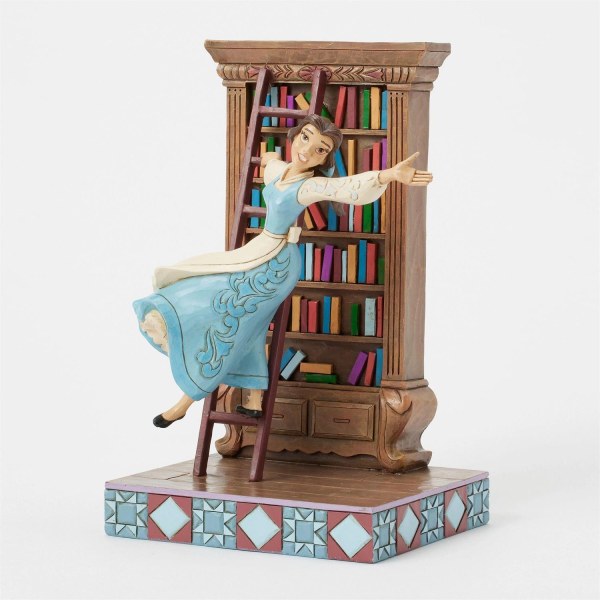 Belle in ihrer Bibliothek  - Disney Traditions