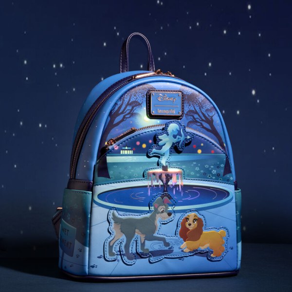 Mini-Rucksack zum 70. Jubiläum von Susi und Strolch - DISNEY LOUNGEFLY