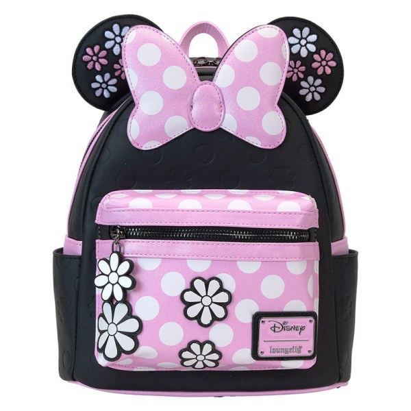 Minnie Maus Floral Rock The Dots Mini-Rucksack - DISNEY LOUNGEFLY