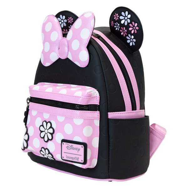 Minnie Maus Floral Rock The Dots Mini-Rucksack - DISNEY LOUNGEFLY