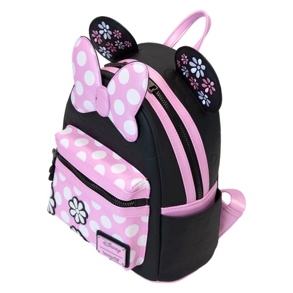 Minnie Maus Floral Rock The Dots Mini-Rucksack - DISNEY LOUNGEFLY