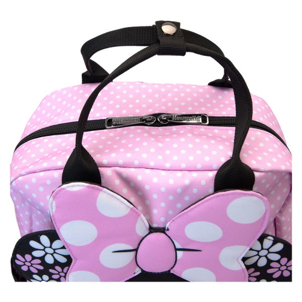 Minnie Maus Nylon-Rucksack mit Blumenmuster „Rock The Dots“ - DISNEY LOUNGEFLY