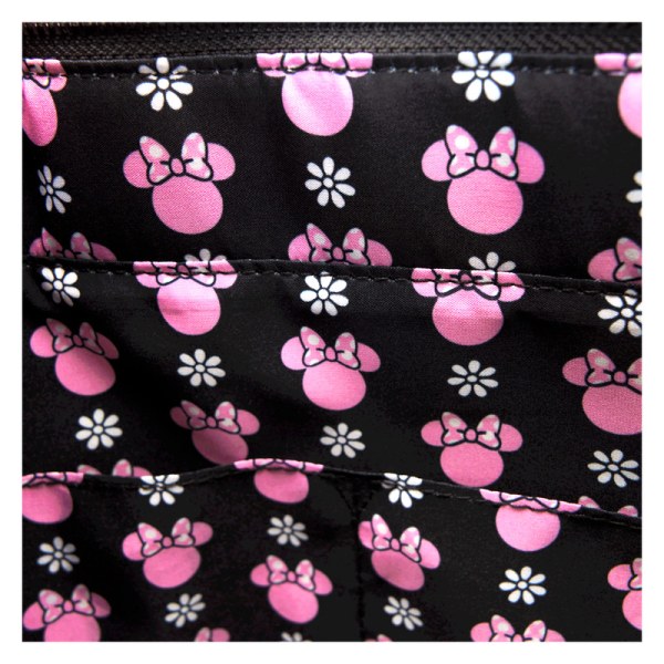 Minnie Maus Floral Rock The Dots Tragetasche mit Münzfach - DISNEY LOUNGEFLY