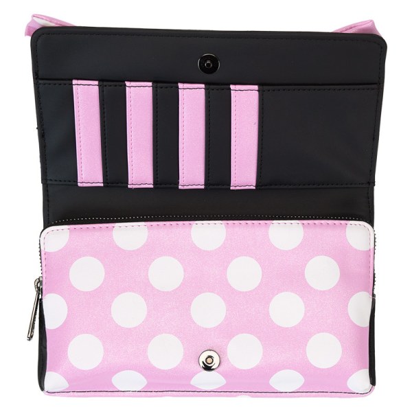 Minnie Maus Floral Rock The Dots Clutch Umhängetasche - DISNEY LOUNGEFLY