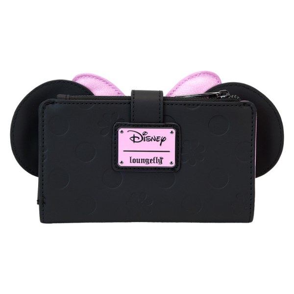 Minnie Maus Geldbörse mit Klappe und Blumenmuster „Rock The Dots“ - DISNEY LOUNGEFLY
