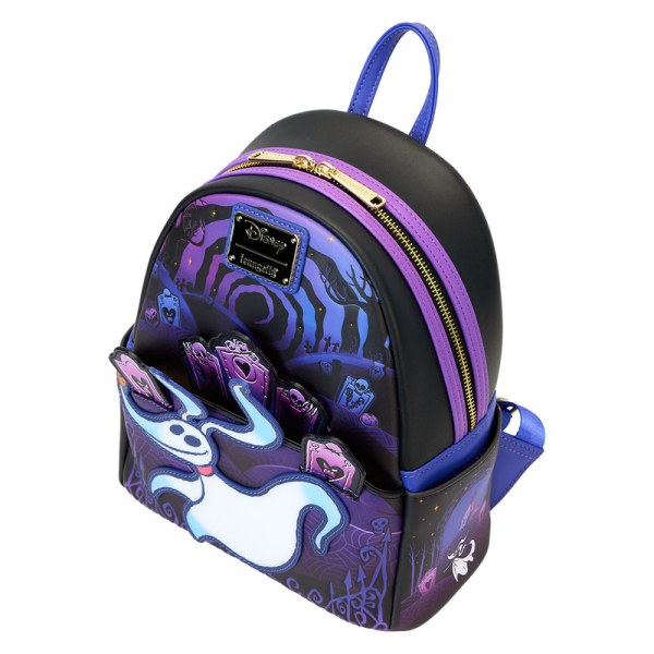 Zero Graveyard Mini-Rucksack mit Licht - DISNEY LOUNGEFLY Nightmare Before Christmas