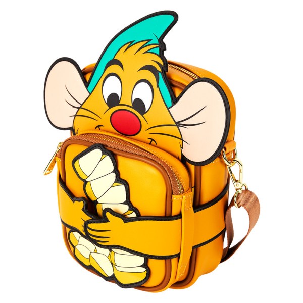 Gus Gus Umhängetasche mit Münzbeutel - DISNEY LOUNGEFLY Aschenputtel 75. Jahrestag