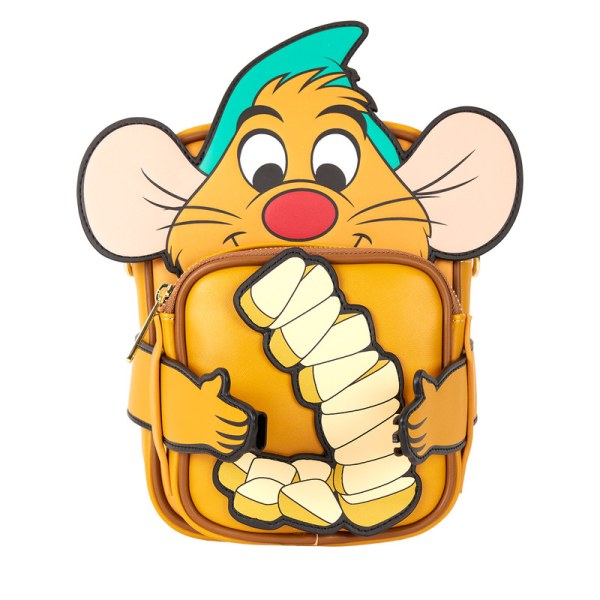 Gus Gus Umhängetasche mit Münzbeutel - DISNEY LOUNGEFLY Aschenputtel 75. Jahrestag