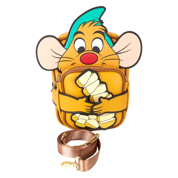 Gus Gus Umhängetasche mit Münzbeutel - DISNEY LOUNGEFLY Aschenputtel 75. Jahrestag