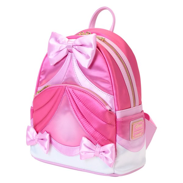 Mini-Rucksack mit rosa Schleife - DISNEY LOUNGEFLY Aschenputtel 75. Jubiläum