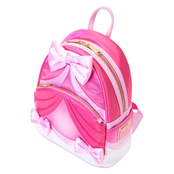 Mini-Rucksack mit rosa Schleife - DISNEY LOUNGEFLY Aschenputtel 75. Jubiläum