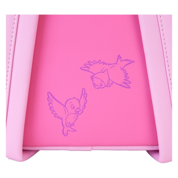 Mini-Rucksack mit rosa Schleife - DISNEY LOUNGEFLY Aschenputtel 75. Jubiläum